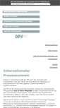 Mobile Screenshot of internationaler-presseausweis.de